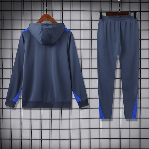 2024-25 Inter Milan gray hoodie suit