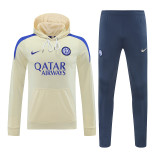 2024-25 Inter Milan yellow hoodie suit