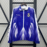 2024-25 Real Madrid blue and white revisible windbreaker