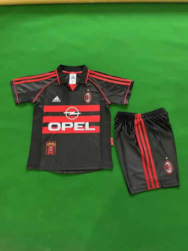 1998-99 AC Milan away retro kids kit