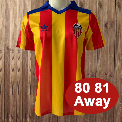1980-81 Valencia away retro jersey