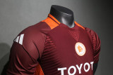 ROMA 2024-25 red player version training(The player version is more slim fit, it is recommended to buy one size larger)
