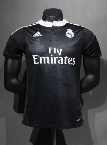 Real Madrid  2014-15 third player verison S-3XL(The player version is more slim fit, it is recommended to buy one size larger)