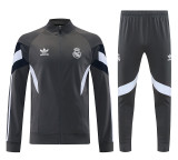 2025-26 Real Madrid gray jacket suit