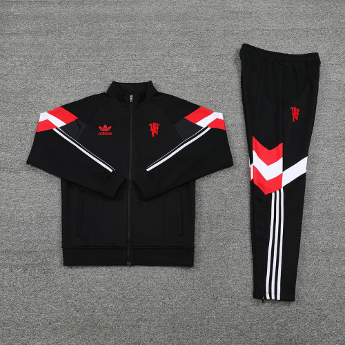2025-26 Manchester United black jacket suit
