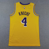 Los Angeles Lakers No. 4 Knecht (yellow)