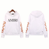 5885*AMIRI hooded sweatshirt with snake print on chest logo