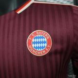 Player Version 2025-26 Bayern Munich Icon Wine(The player version is more slim fit, it is recommended to buy one size larger)