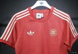 2024-25 Bayern Munich Adidas Originals Red Cotton T-Shirts