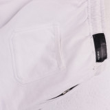 8651*AMIRI logo knitted embroidered sports shorts
