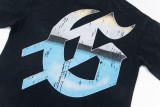 G367* washed black/apricot GOD SPEED T-shirt