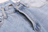 D03* New hot trendy Hellstar washed blue jeans