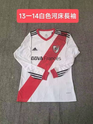 2013-14 River home retro long sleeve jersey