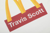 Travis Scott x McDonald`s joint M letter digital direct printing short-sleeved T-shirt