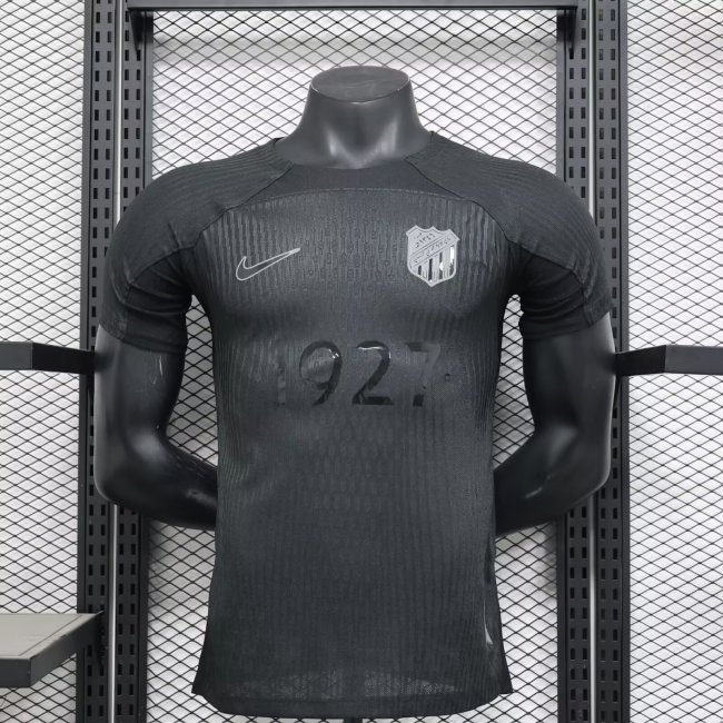 al-ittihad 2025 black special player version (The player version is more slim fit, it is recommended to buy one size larger)