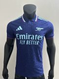 arsenal 2025-26 blue player version(The player version is more slim fit, it is recommended to buy one size larger)