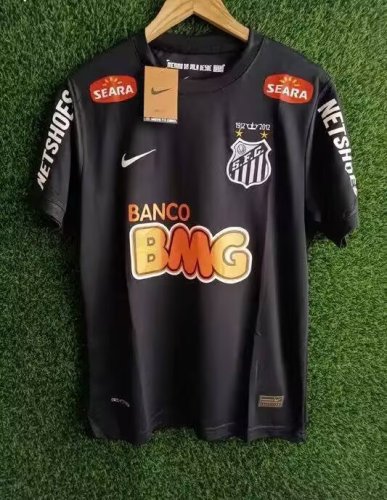 2012-13 Santos away black retro jersey
