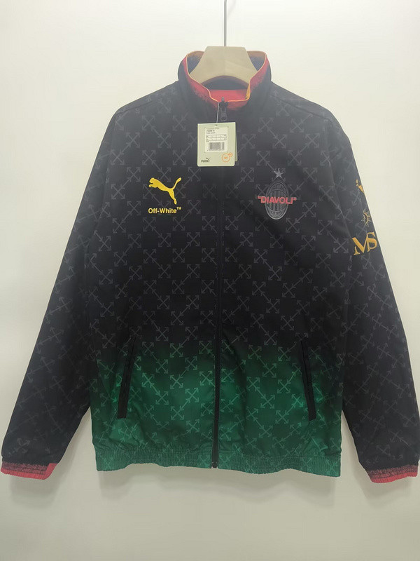 2024-25 AC Milan off-white 24 reversible windbreaker