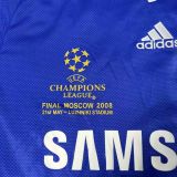 Chelsea 2008-09 home UCL FINAL soccer jerseys