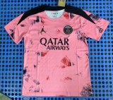 paris saint germain 2024-25 pink pre-training suit