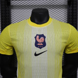 2025-26 France yellow player version(The player version is more slim fit, it is recommended to buy one size larger)