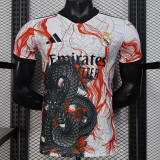 2025-26 Real Madrid White Black Panlong Special Edition Player(The player version is more slim fit, it is recommended to buy one size larger)
