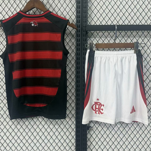 2025-26 Flamengo home vest kids kit