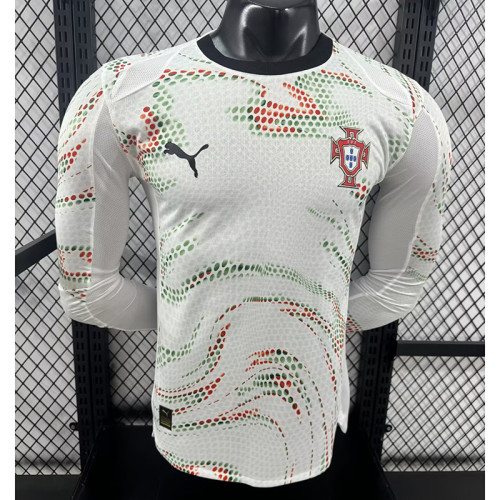2025-26 Portugal away player version long sleeve jersey