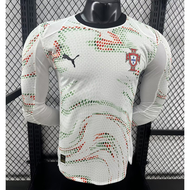 2025-26 Portugal away player version long sleeve jersey