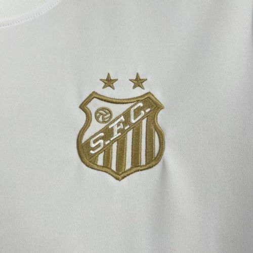 2025-26 Santos Pele 1.000 GOLS White Jersey