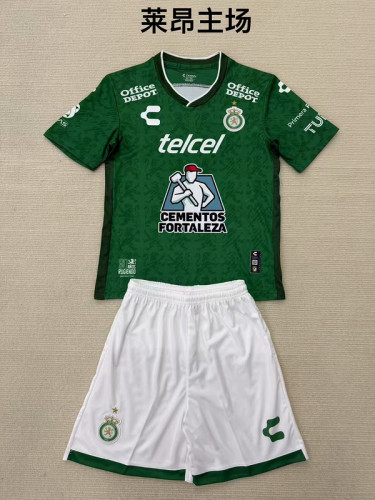 2025-26 Leon home green adult and kids kit