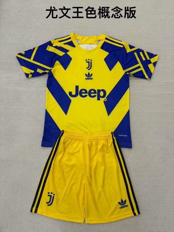 2025-26 Juventus yellow special adult and kids kit