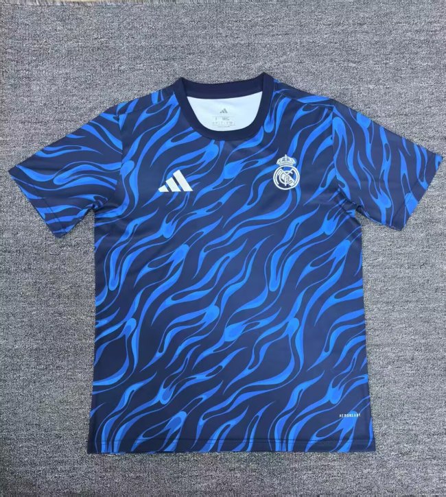 Real Madrid 2025-26 blue training jersey S-4XL