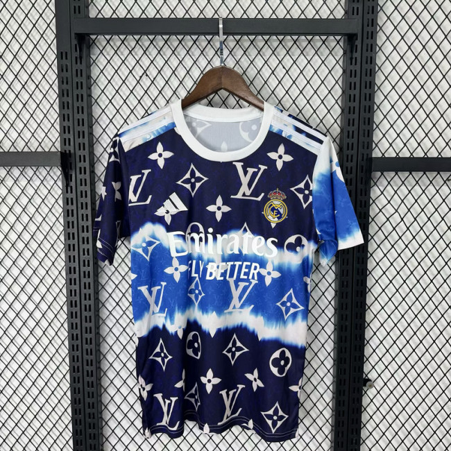 2025-26 Real Madrid blue and black Special jersey