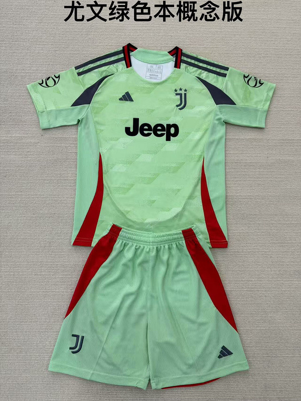2025-26 Juventus yellow adult uniform and kid kit