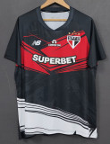 2025-26 Sao Paulo red and black training jersey