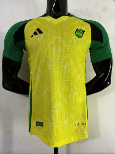 2025-26 Jamaica home player version (The player version is more slim fit, it is recommended to buy one size larger)