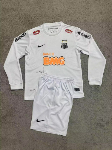 2011-12 Santos home long sleeve retro kids kit