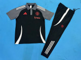 2025-26 Manchester United Black POLO suit