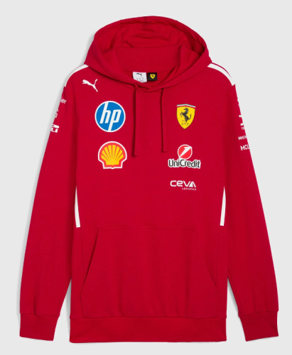 2025 Ferrari red hoodie