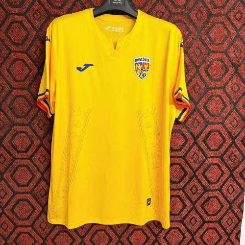 2024 Romania home soccer jersey