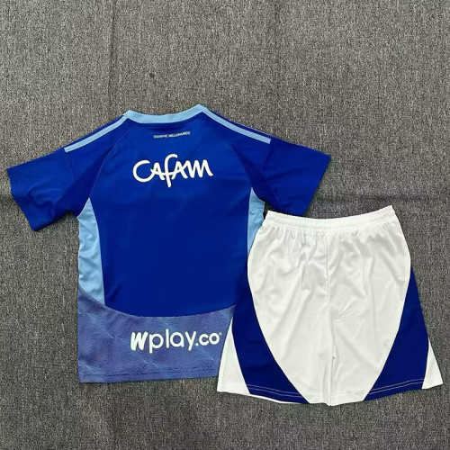 2025-26 Millonarios home kids kit