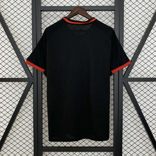 2025-26 Real Madrid Black and Red Rose special jersey