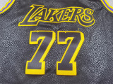 Lakers Snake Black No. 77 Doncic City Edition