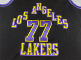 2024 City Edition Black Lakers No. 77 Doncic