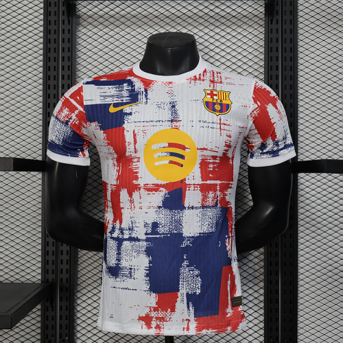 2025-26 Barcelona special player version (The player version is more slim fit, it is recommended to buy one size larger)