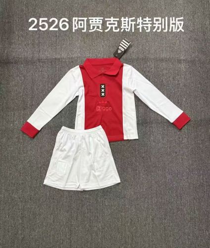 2025-26 Ajax 125th long sleeve kids kit