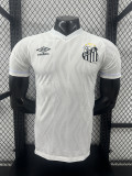 2025-26 Santos home player version(The player version is more slim fit, it is recommended to buy one size larger)