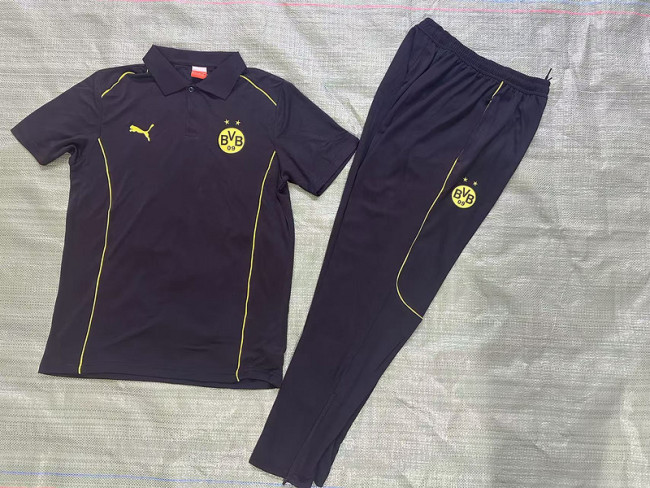 2025-26 Dortmund black Polo suit