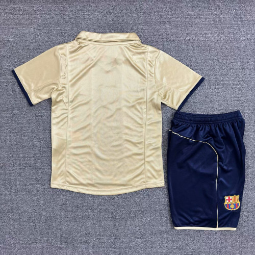 2001-02 Barcelona away retro kids kit